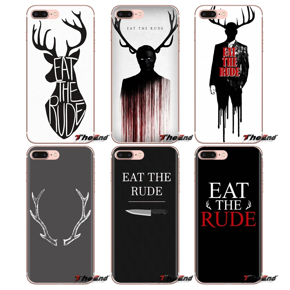 Eat the Rude Hannibal Fannibal прозрачные мягкие чехлы для Samsung Galaxy J1 J2 J3 J4 J5 J6 J7 J8 Plus 2018 Prime 2015 2016