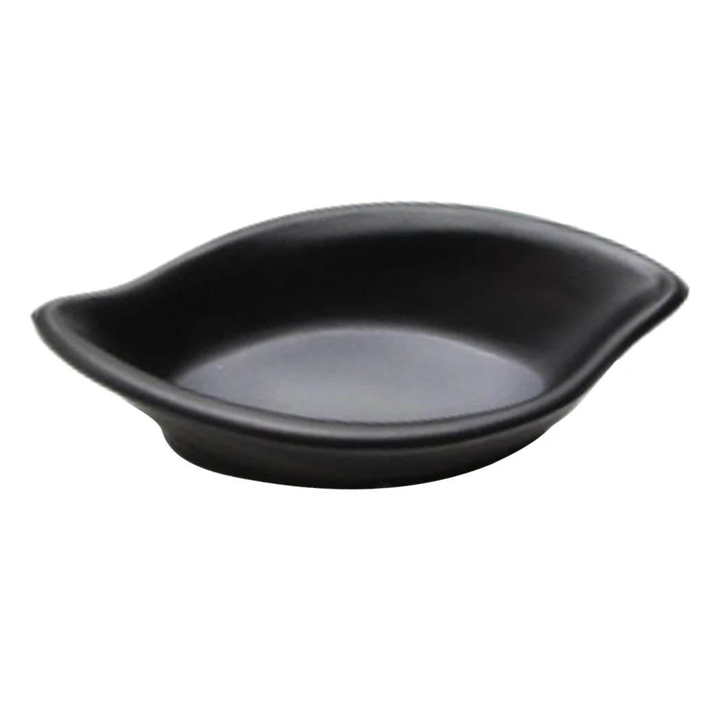 Black Dipper Bowl Snack Dish Food Holder Tray French Fries/chip/bites Bowl 7-13cm Xmas Halloween Party Supplies