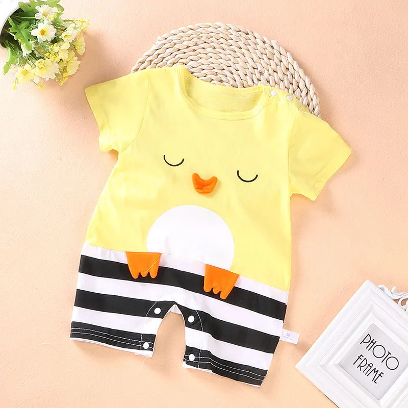 Verano Impresión de dibujos animados bebé mameluco manga corta mono infantil algodón recién nacido Bebés Ropa cute bebé ropa bebes Verano Impresión de dibujos animados bebé mameluco manga corta mono infantil algodón recién nacido Bebés Ropa cute bebé ropa bebes