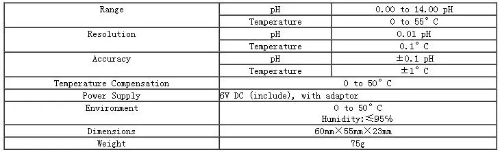 Онлайн Мини рН измеритель температуры тестер аквариума кислотометр 6 В постоянного тока с адаптером аквакультуры