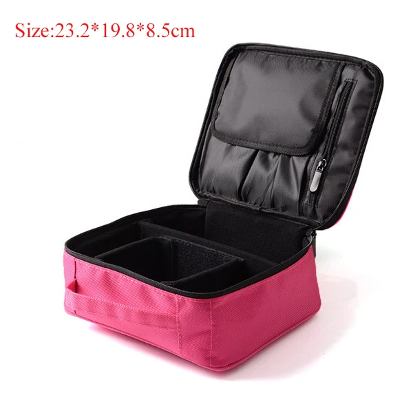 style1 pink Женская косметичка, профессиональная косметичка, косметичка, чехол, водонепроницаемый, органайзер для макияжа, сумки для хранения, для путешествий, необходимый чехол для костюма - Цвет: style1 pink