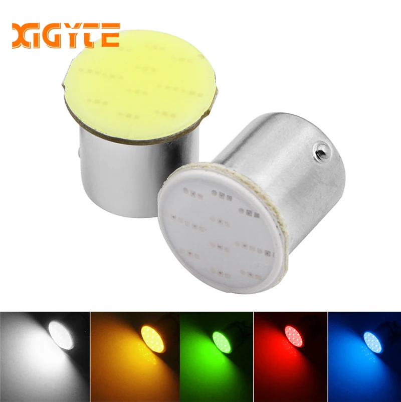 Ba15s Cob P21w светодиодный 12 SMD 1156 12V лампы RV трейлер грузовик интерьерная лампа 1073