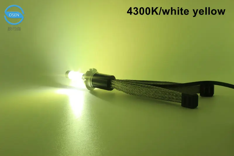Ossen R4 H7 LED Headlight bulbs 30w 3600lm 3000k Yellow 4300k 5000k 6000k White 8000k Blue Auto Car Headlights Fog Lamp Kits 12v5