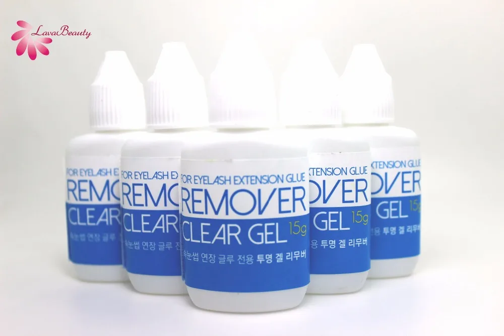 Южная Корея 10 бутылок клей для ресниц прозрачная жидкость для снятия геля 15 мл
