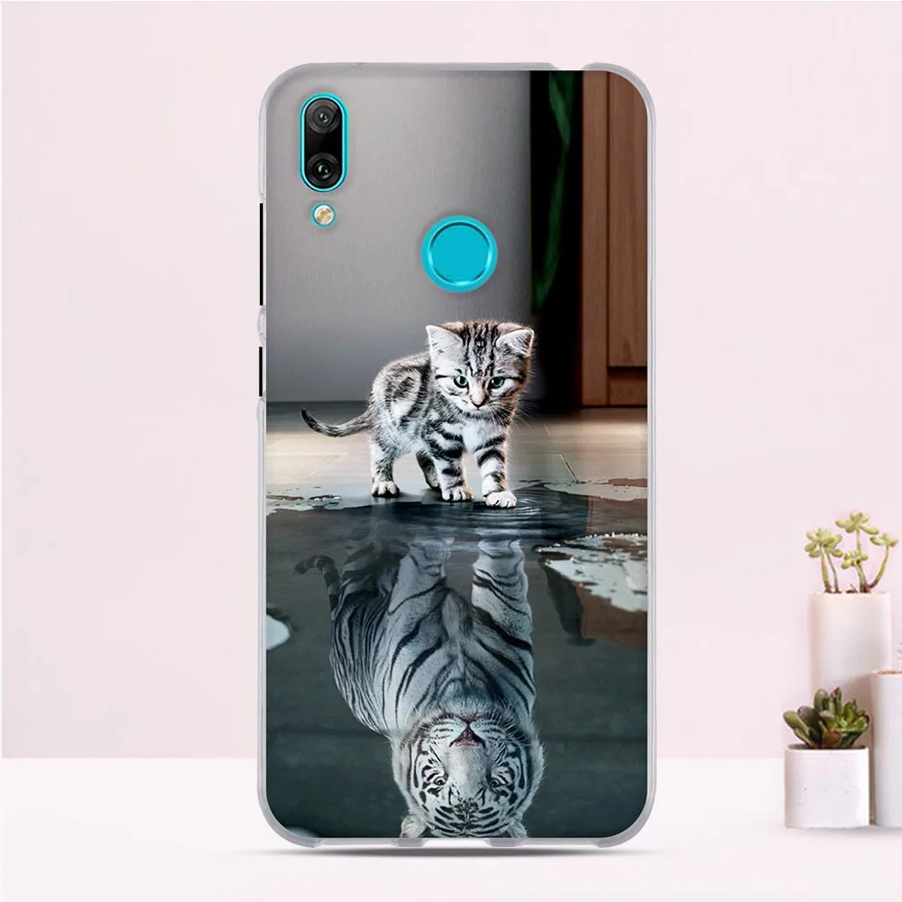 Чехол для huawei Y7 2019 мягкий чехол из ТПУ с принтом Prime силиконовый чехол|Бамперы| |