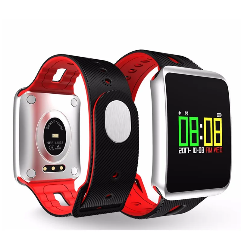 2018 TF1 Bluetooth 4.0 Smart Watch for iOS / Android Phones Nordic 52832 Chip IP68 Waterproof Heart Rate Blood Pressure | Электроника