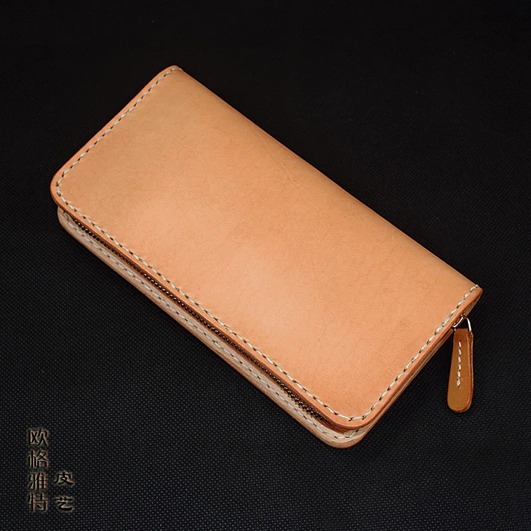OLG.YAT Vegetable tanned leather Retro Genuine Leather Mens Wallets WLXTS OLG.YAT Vegetable tanned leather Retro Genuine Leather Mens Wallets WLXTS