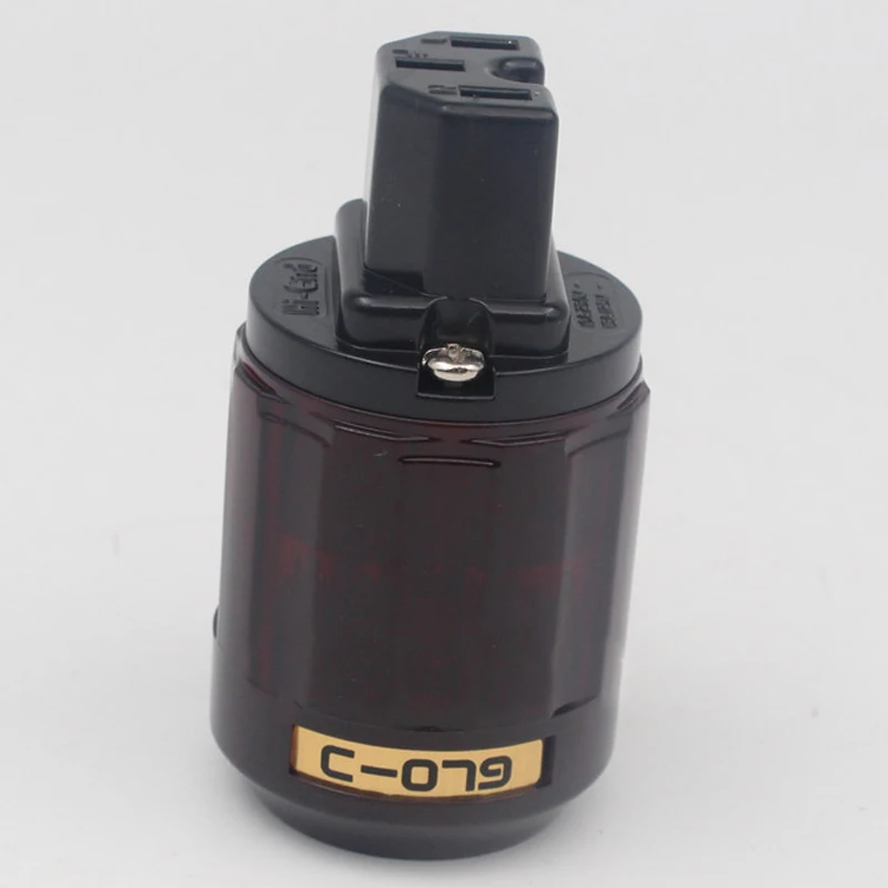Hi End позолоченный C 079 IECconnector P 079e EU Schuko Power Plug IEC Audio Connector HiFi латунный шнур питания