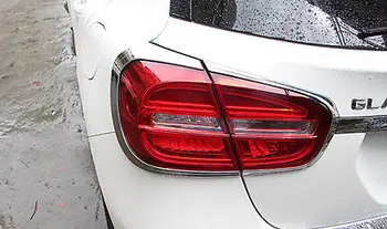 

4pcs Chrome Rear Light Frame Cover Trim for Benz GLA Class x156 2015 2014 2013