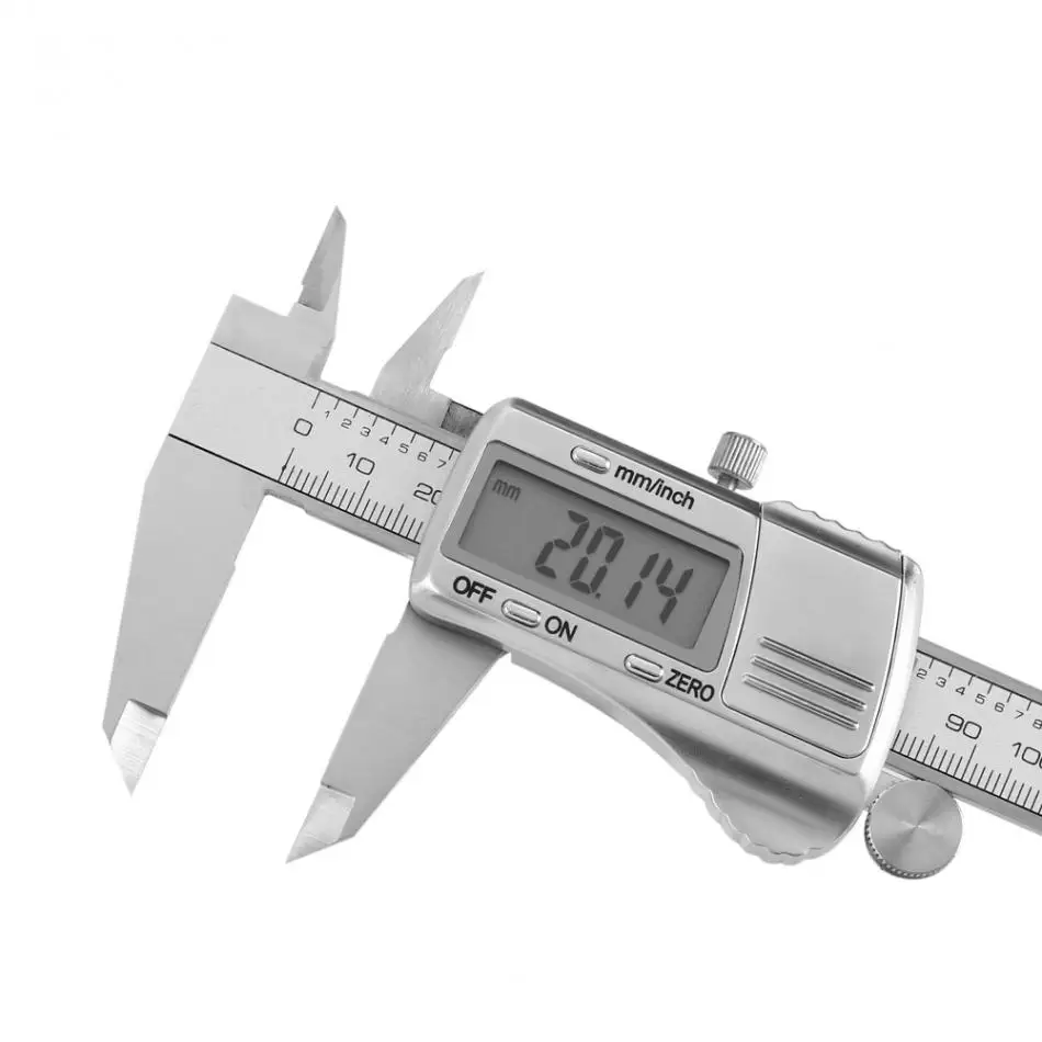 Digital LCD Vernier Calipe Stainless Steel Caliper 150mm Micrometer