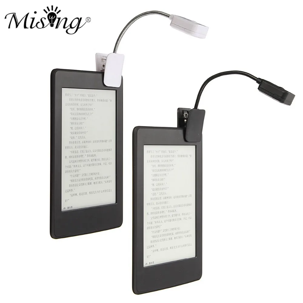 

For Kindle For Notebook Reading Light LED Book Light Table Lamp Desk Lamp Mini Flexible Clip On Book DC6V