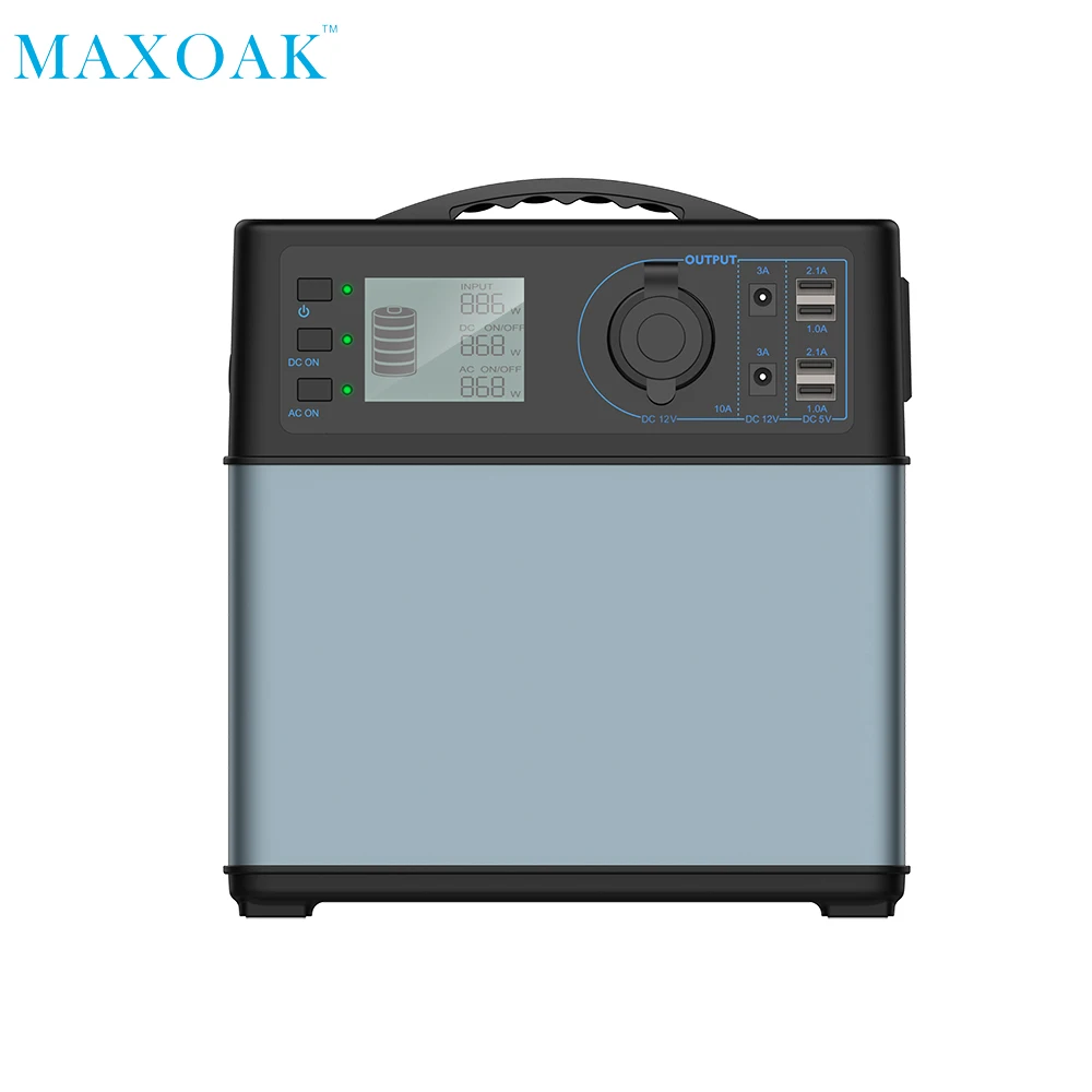 Внешний аккумулятор MAXOAK на солнечной батарее зарядное устройство 400 Втч внешний