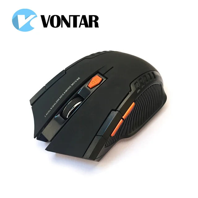VONTAR Wireless Mouse 2.4G USB Optical Computer Gamer Mice 4 Buttons Gaming Mouse For PC Laptop Desktop 1600 for LOL Dota 2 play