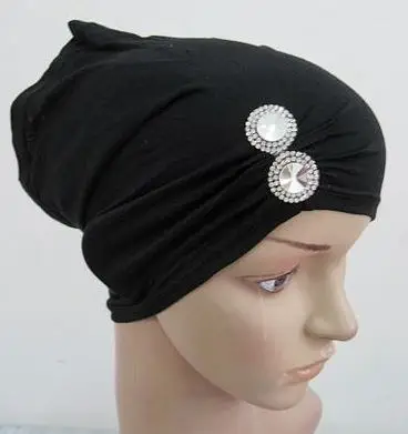hijab inner cap black