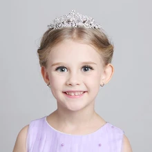 Nova Moda strass princesa Meninas de cristal Da тиара Корона оголовье
