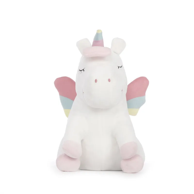 30cm LED Plush Light Up Toys Unicorn Stuffed Animals Plush Toys Cute Pony Horse Toy Soft Doll Kids Toys Christmas Birthday Gifts