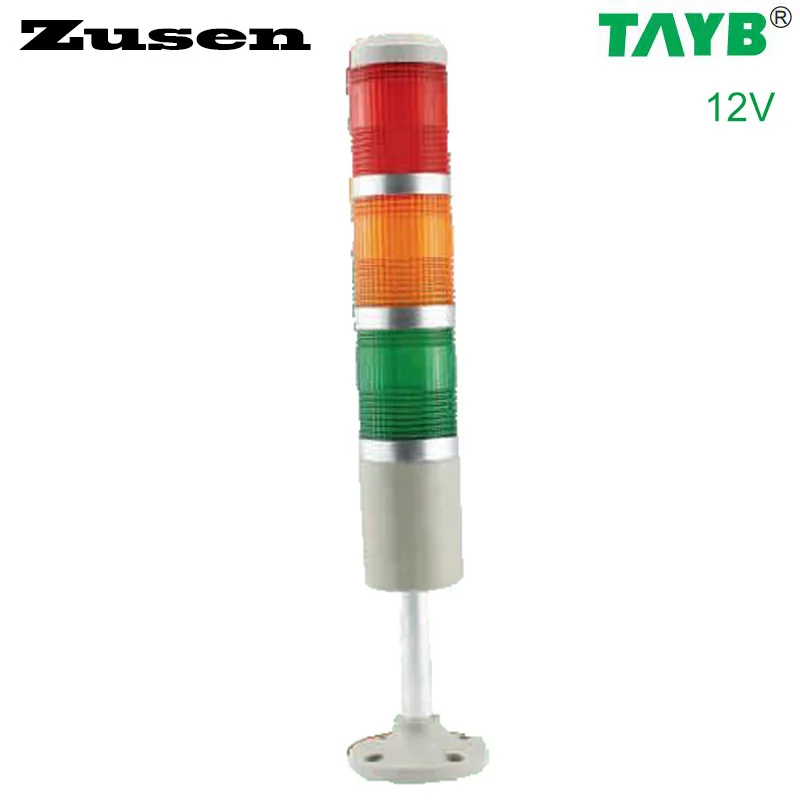 Zusen 50 мм TB50-3T-D 12 В три цвета башня световой сигнал