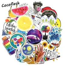 53 шт., серия Lovely Girl, мультяшная Водонепроницаемая наклейка для ноутбука, автомобиля, телефона, багажа, велосипеда, наклейка на стену, скейтборд, игрушки, наклейка s