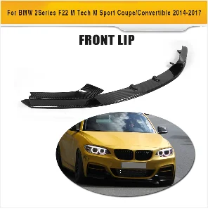 Задний бампер спойлер диффузор для BMW F22 M Sport Coupe только- трансформер 230i 235i 2 серии пластик, армированный волокном, углеродное волокно