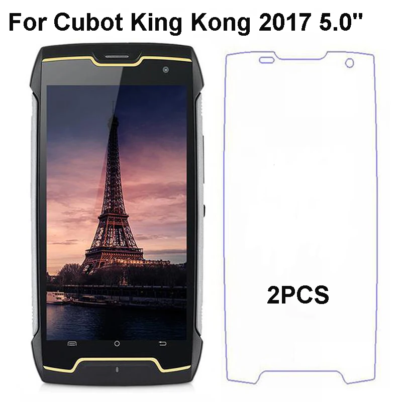 

2PCS Tempered Glass Cubot KingKong Screen Protector Phone Film Explosion-Proof Tempered Screen Protector Cubot KingKong 2017