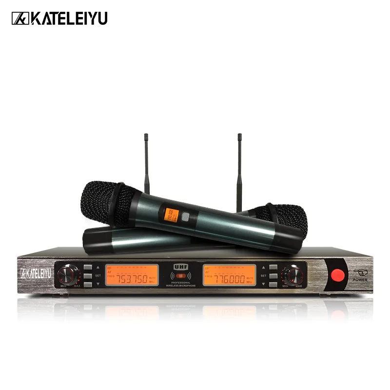 Профессиональный UHF беспроводной микрофон hands k-860 Kara OK домашний KTV сценический |