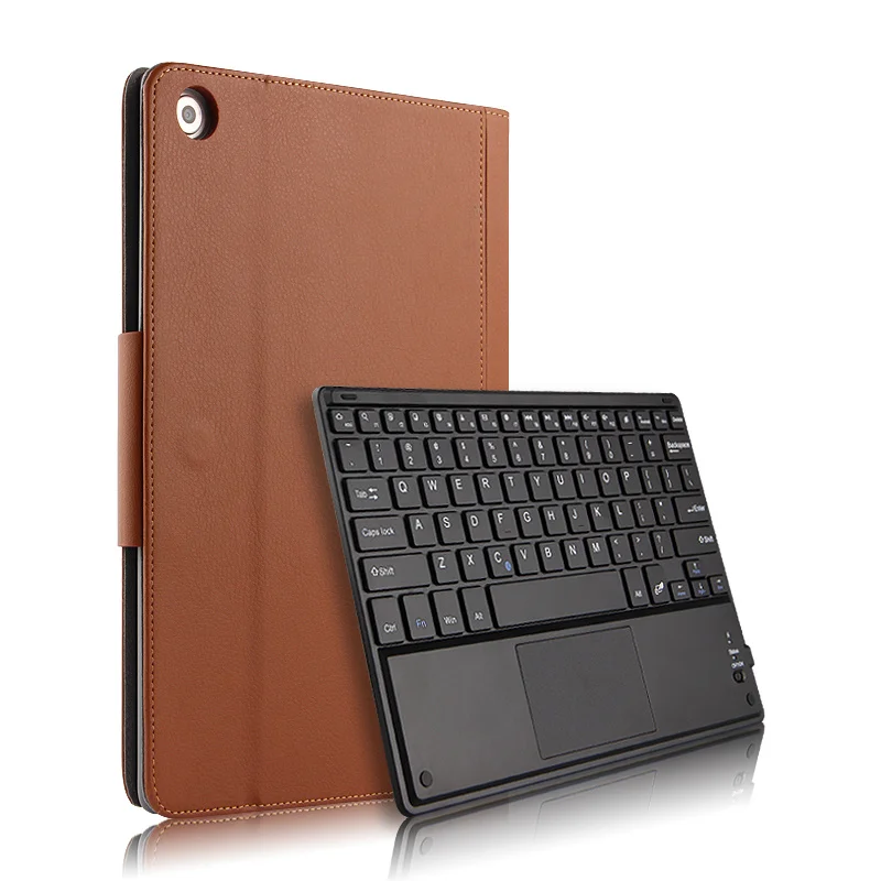 Case For Huawei MediaPad M5 10 10.8inch Protectiv Cover Bluetooth keyboard Protector PU Leather Med