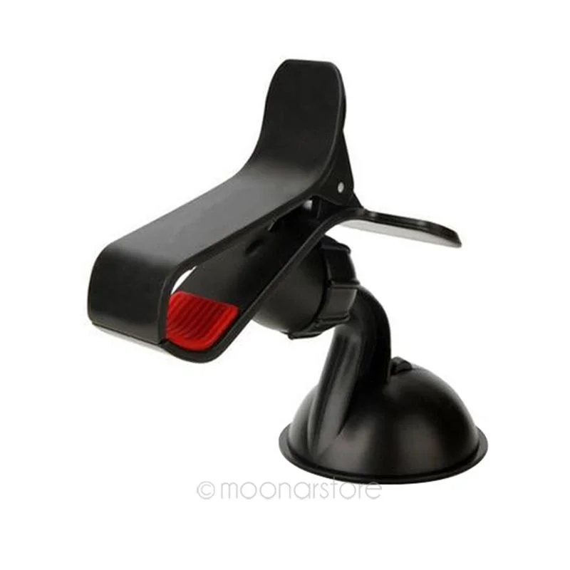 

Hot Sell New Black Universal Mini GPS Phone Holder Clip Mount 360 Rotating Mount on Car Windshield Adjustable Stand Holder