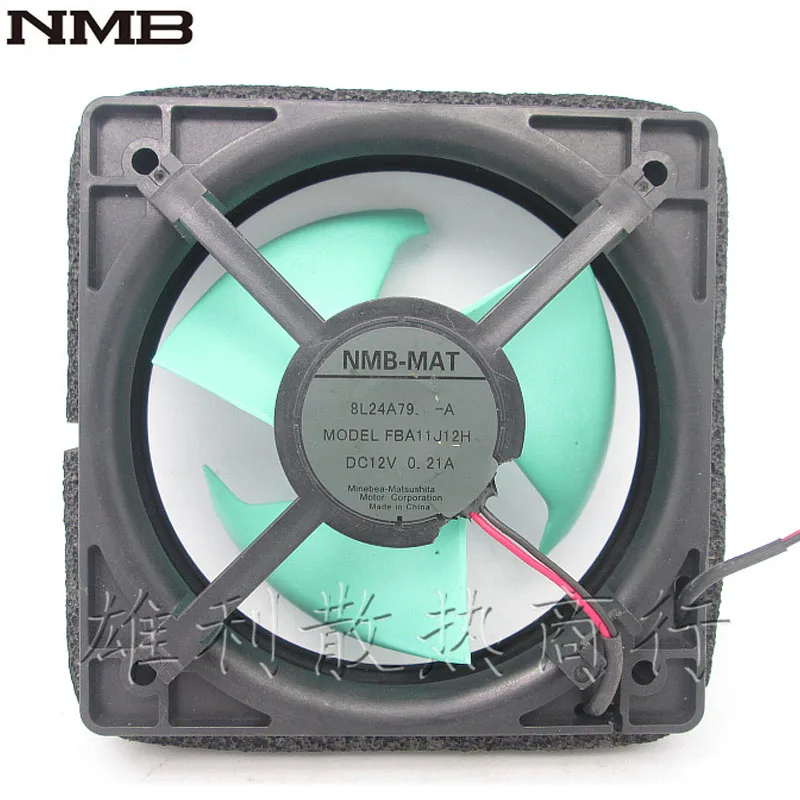 Оригинал для NMB FBA11J12H A 2 wire 12V 0.21A BL24A79 холодильник waterpoof охлаждающий вентилятор|cooling