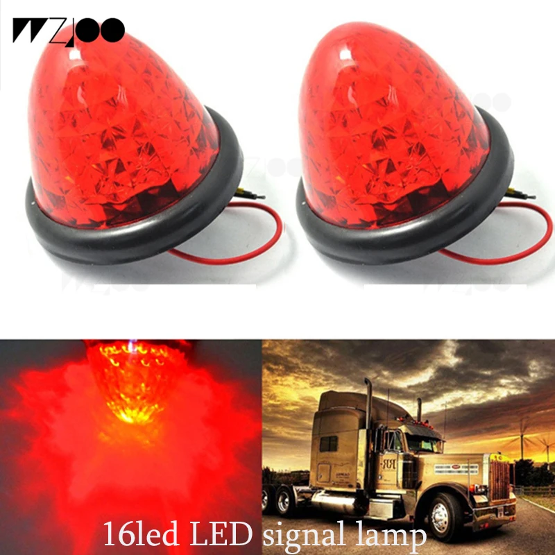 

2019 NEW 12V 24V LED Red signal light Side Marker Light Trailer Truck Lorry Caravan Lamp