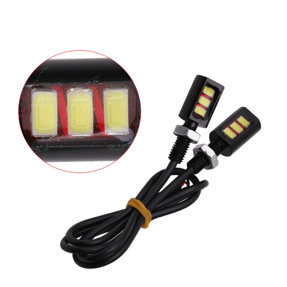 2 шт 12V 3W болт 5630 3SMD 3LED ФАРЫ для автомобиля мотоцикла номерного знака 7000~ 8000K