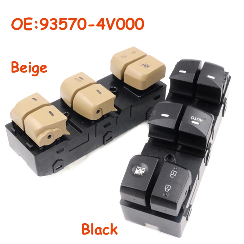 

Black or Beige Color 93570-4V000 935704V000 For Hyundai 12-16 Elantra Lang Move Car Driver Side Front Window Control Switch