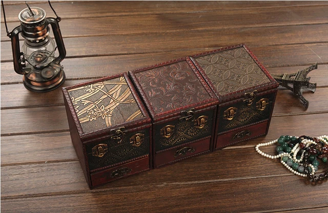 Chinese Clic Artdeco Collection 3 Layers Mirror Storage Box Bin Chinese Clic Artdeco Collection 3 Layers Mirror Storage Box Bin
