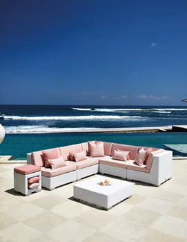 

New Collection white roots round rattan outdoor furniture