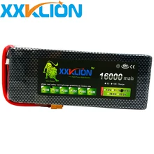 XXKLION drone Lipo battery pack 14.8v 16000mAh 25C 4S for rc airplane Aerial multi - axis unmanned aerial vehicle Free Shipping XXKLION drone Lipo battery pack 14.8v 16000mAh 25C 4S for rc airplane Aerial multi - axis unmanned aerial vehicle Free Shipping