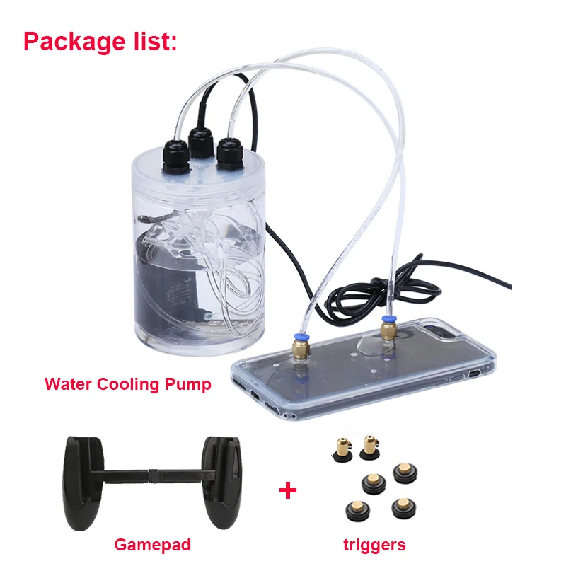 Мобильный телефон охладитель воды циркуляционный охлаждающий с водяным насосом для iphone 6 7P 8P XR PUPG геймпад джойстик для телефона