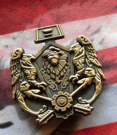 Роскошные байкерские булавки Значки для мотоциклетного клуба двойной Орел Броши