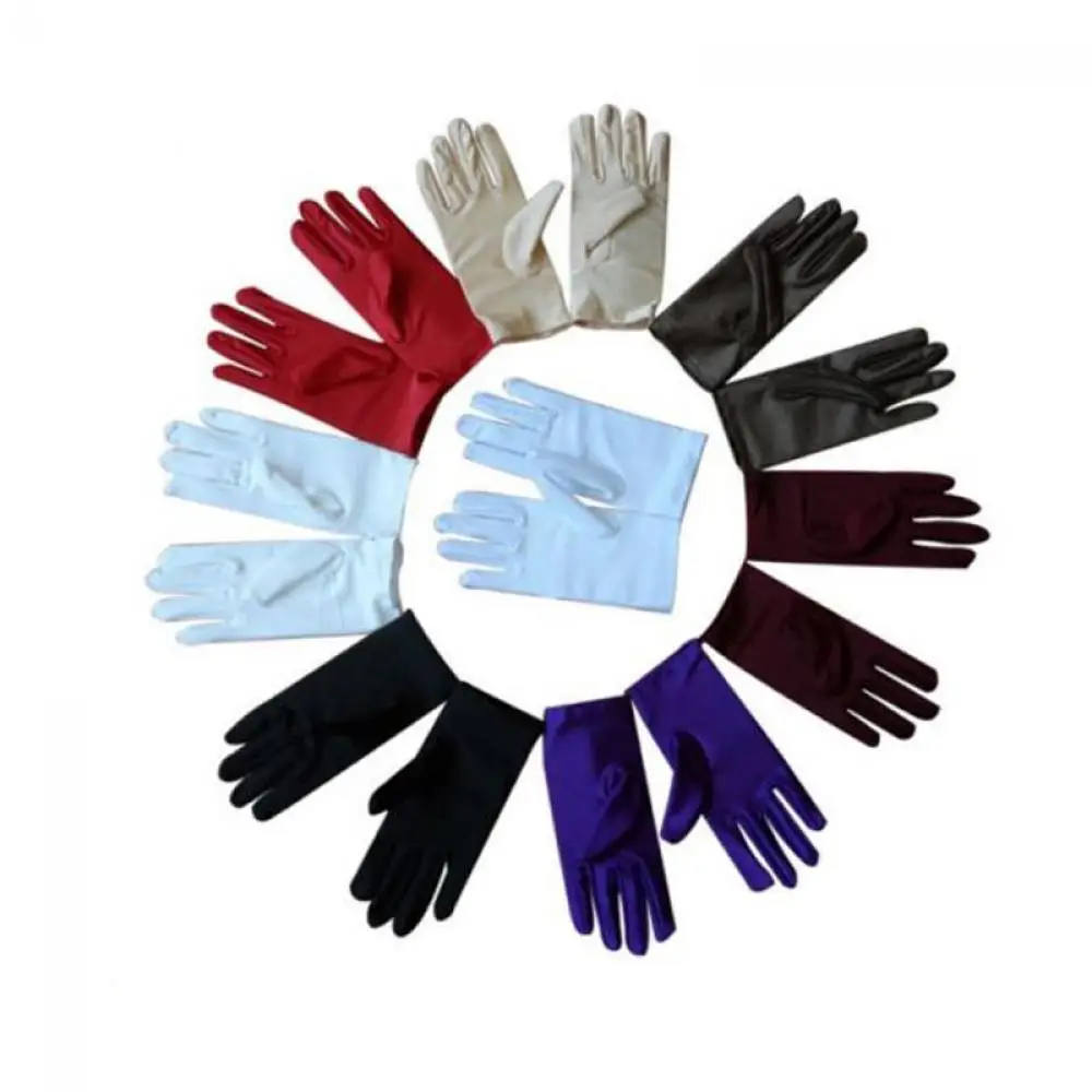 

1 Pair Fashion Women Winter Warm Gloves Lady Girl Short Gloves Prom Evening Party Costume Dance Wrist Gloves Protect Hand Gift