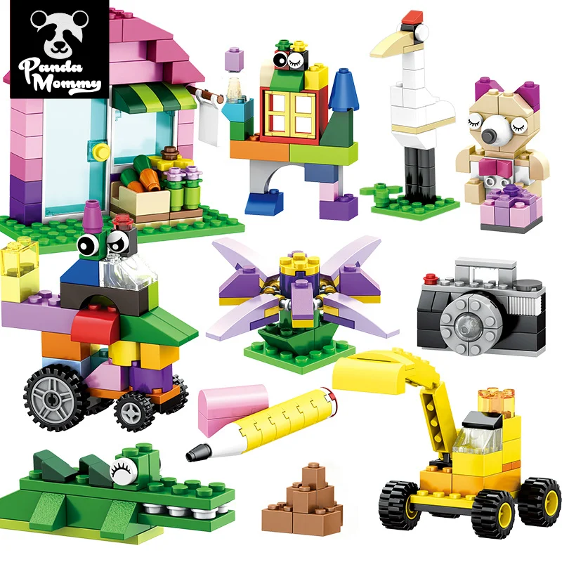 

Creative Building Block Designer DIY Constructor Brick Toys Compatible with Legoing Duplo Educational Toys for Children