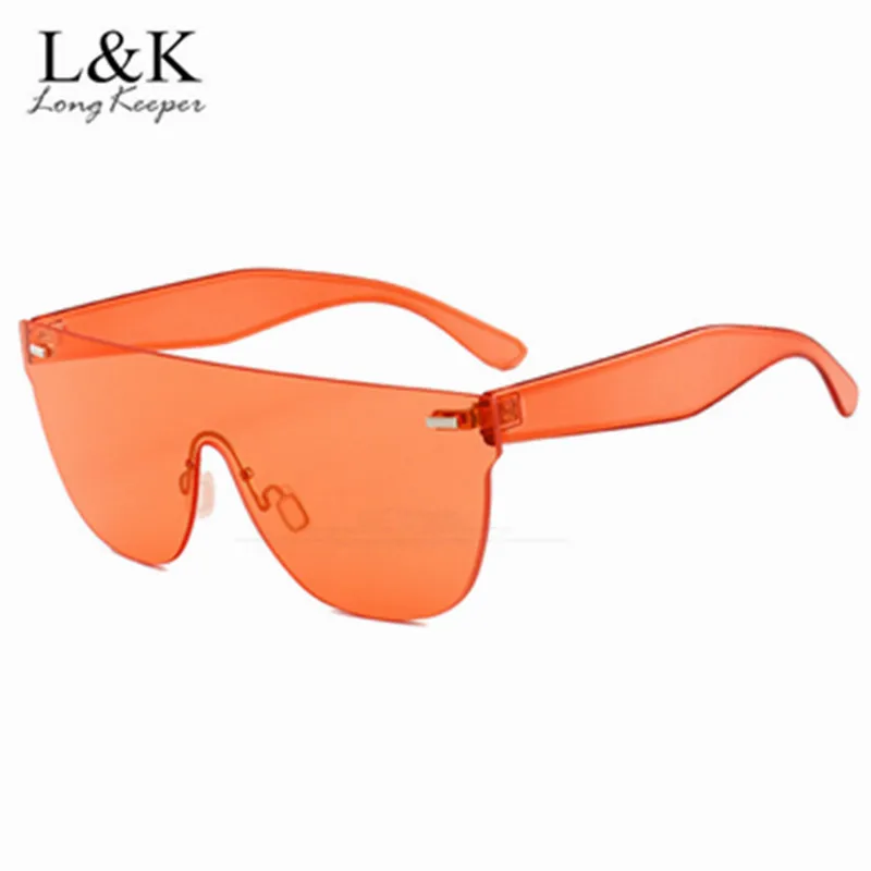 Long Keeper Women 2018 Sunglasses Women Rimless Sun Glasses Square Frame Male Clear Transparent Male Female Glasses
