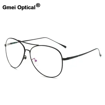 

Gmei Optical Vintage Sunglasses Optical Eyeglasses Frames Myopia Metal Alloy Women Men Spectacles Oculos De Grau Eyewear A27021