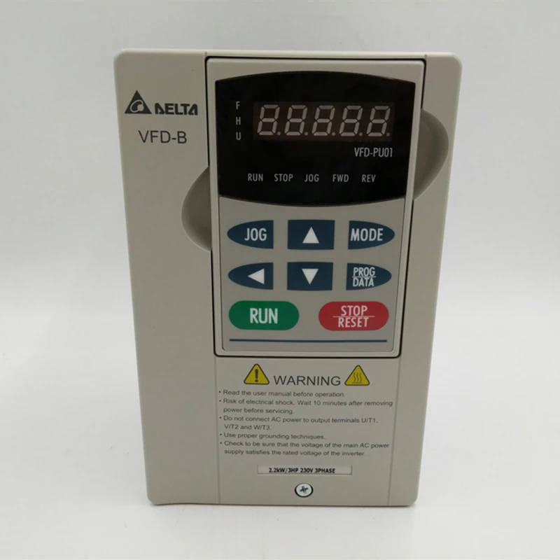 Преобразователь частоты трехфазный инвертор Delta 220 в 2 кВт VFD AC VFD022B23B 3HP 2200 Вт