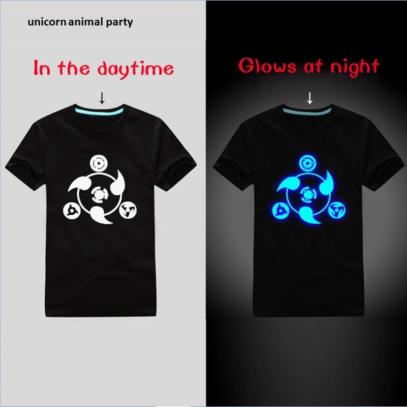 

Fashion summer men's black t-shirts customized fluorescent short-sleeved customized printed teenagers t-shirts.