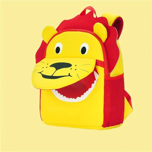 Горячая Распродажа Детский рюкзак aminals плюшевый Детский рюкзак для детей 1-4 лет динозавр анти-потерянный рюкзак для детей - Цвет: lion