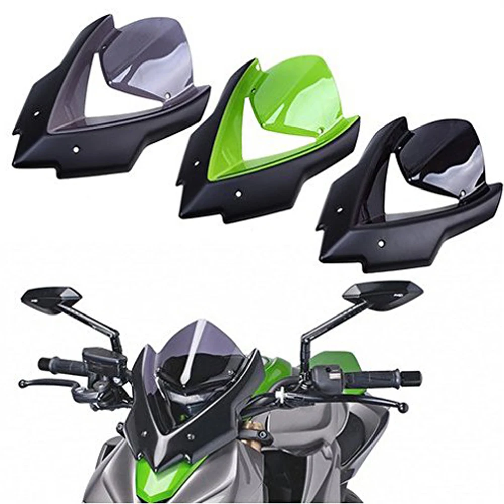 Мотоцикл ветровое стекло лобовое стекло двойной пузырь Bicicleta для Kawasaki Z1000- z1000 ветровое стекло Мотоцикл аксессуары