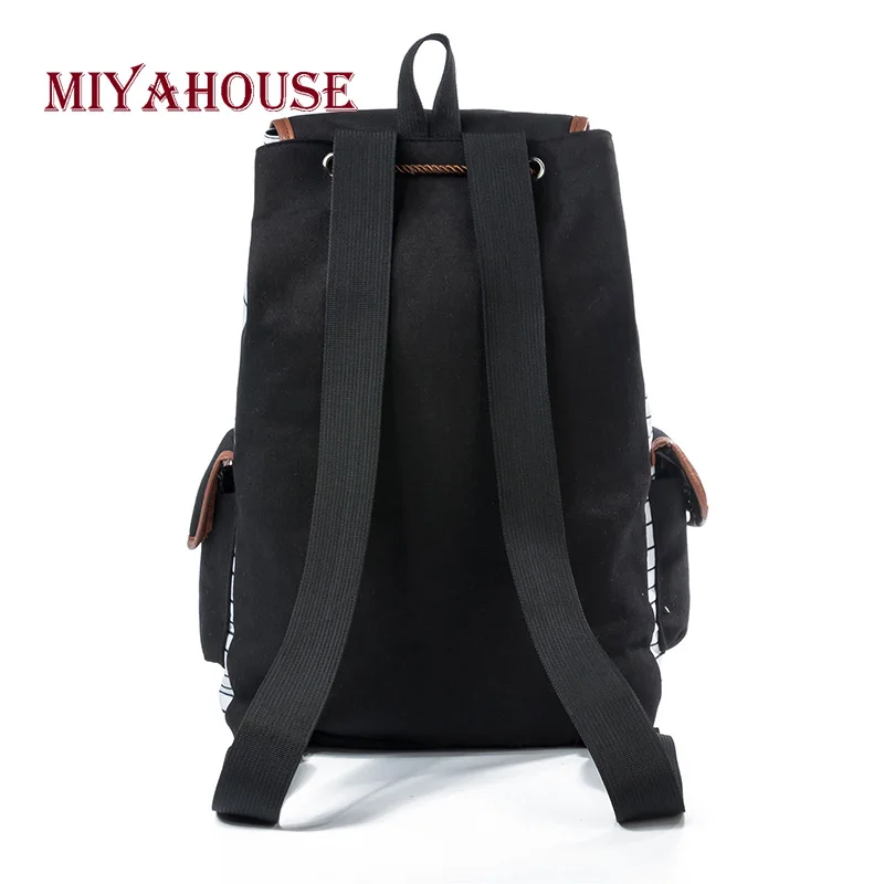 Женский холщовый рюкзак Miyahouse с принтом стрекозы дизайнерский дорожный ранец на
