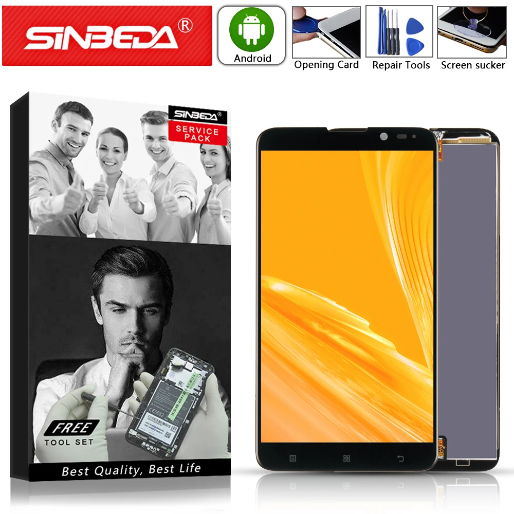 

6.0" Brand New 100% Tested For Lenovo S939 Display LCD Touch Screen Digitizer Display Replacement Full Assemble No dead pixels #