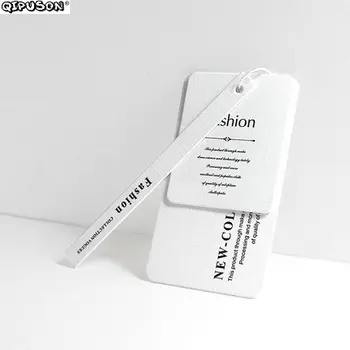 

PK028 custom shape tag design hang tag printing Custom gold foil hang tag kids labels clothes printed personal logo for clothing