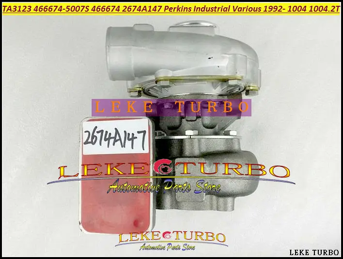 TA3123 466674-5007S 466674-0003 466674-0007 466674 2674A147 Turbo Turbocharger For Perkins Industrial Various 1992- 1004 1004.2T (3)