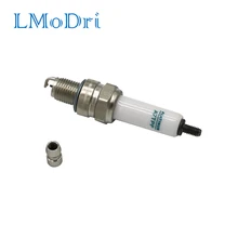 Lmodri plugue de ignição para motocicleta, plugue de ignição a7tc 10mm para gy6 50cc 70cc 90cc 125cc 150cc scooter atv quads go bicicleta moped qmi157