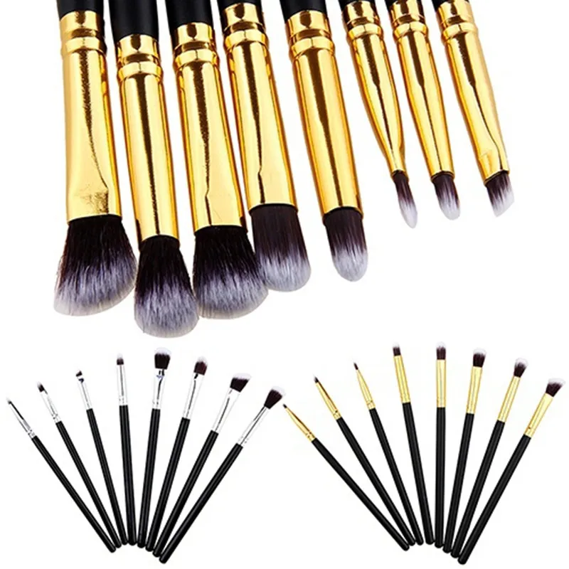 

8pcs Professional Makeup Brushes Set Eyeliner Eyeshadow Blush Cosmetics Lip Eyebrow Blending Foundation Make Up Brush Tools